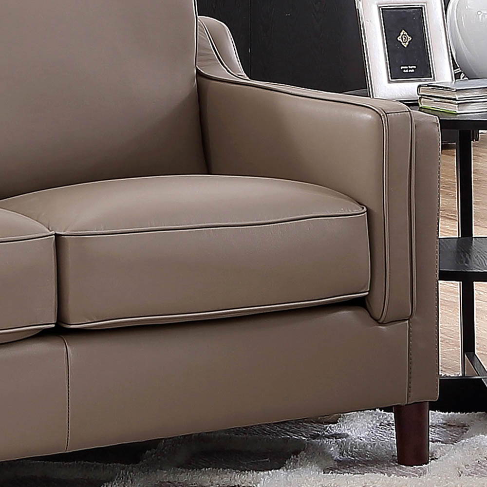 Bella - Top Grain Leather Loveseat