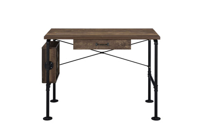 Endang - Writing Desk - Weathered Oak / Black