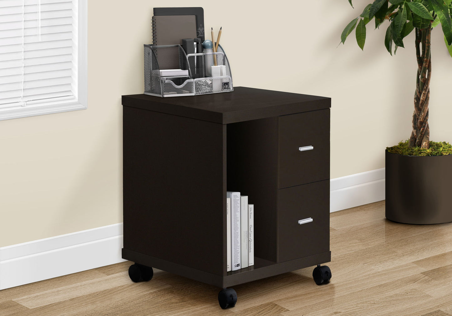 Office, File Cabinet, Printer Cart, Rolling File Cabinet, Mobile, Storage, Contemporary & Modern