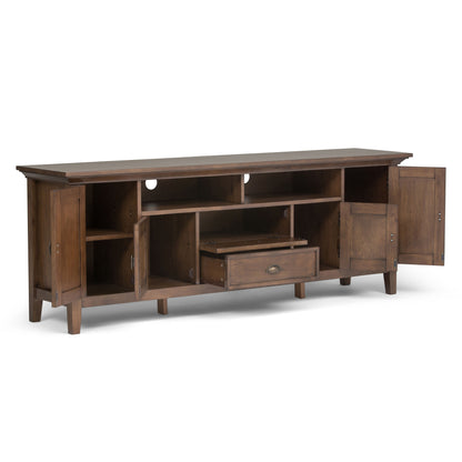 Redmond - TV Media Stand - Rustic Natural Aged Brown