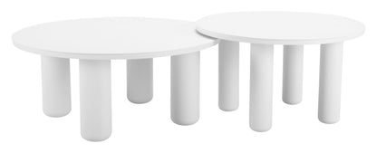 Ola - Outdoor Coffee Table Set - White