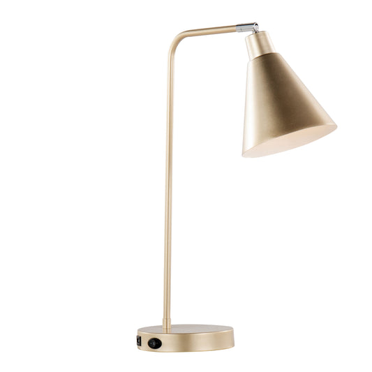 Pix - Contemporary Task Lamp Built In USB Port