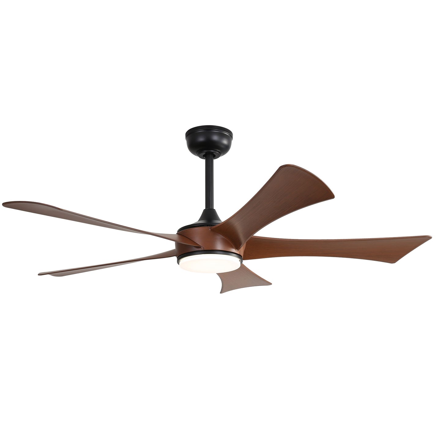 Modern Ceiling Fan With 22W LED Light And Remote Control 5 ABS Blades For Living Room