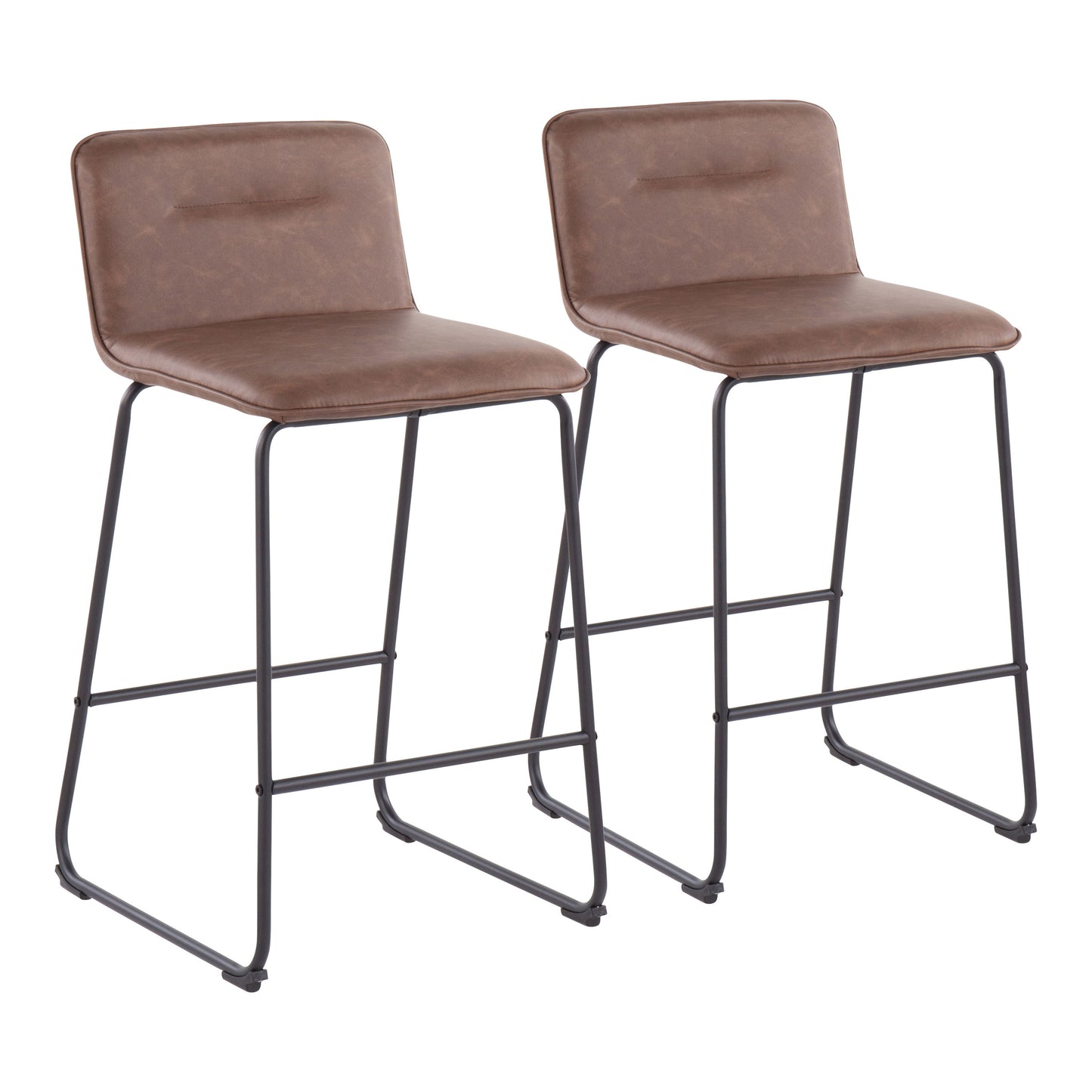 Casper - Fixed Height, Contemporary Counter Stool (Set of 2)