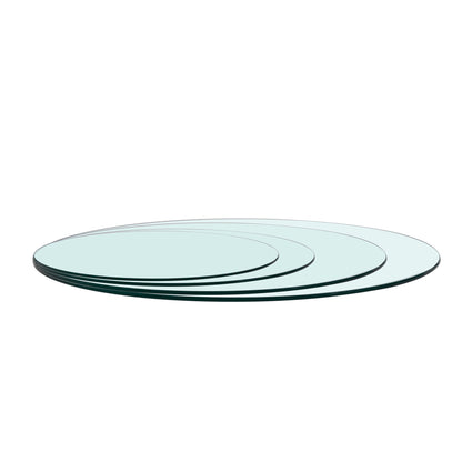 Round Tempered Glass Table Top