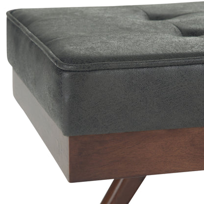 Pierce - Mid Century Upholstered Ottoman Bench