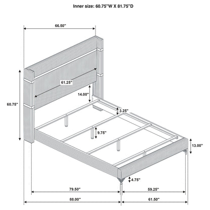 Malcolm - Wingback Bed