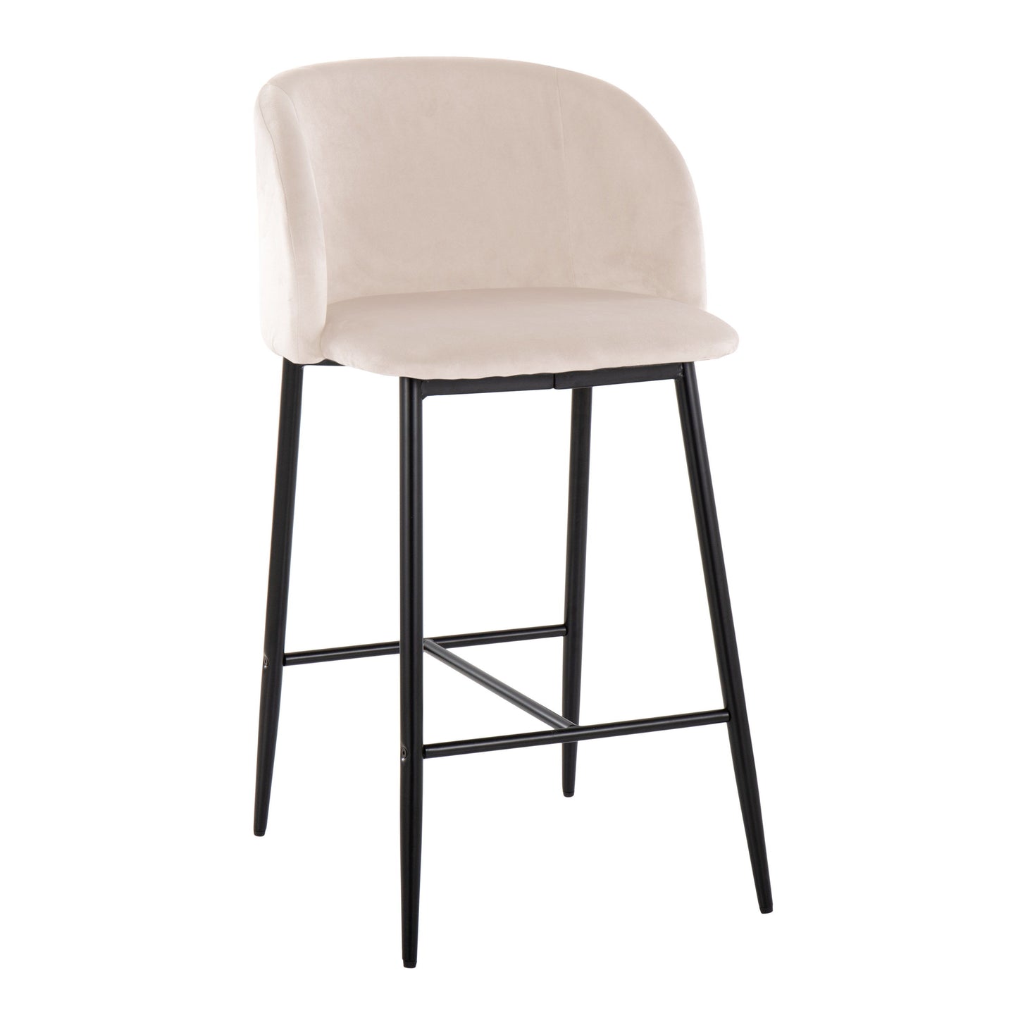 Fran - Contemporary Fixed Height Counter Stool (Set of 2)