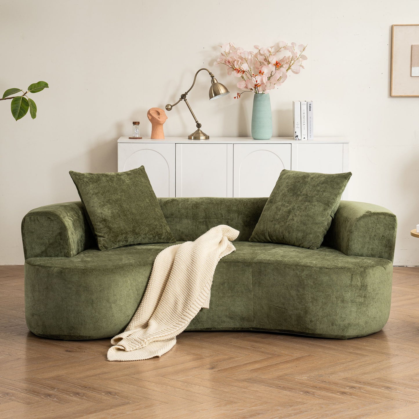 Cloud Modular Sectional Sofa With Chaise, With Deep Seat