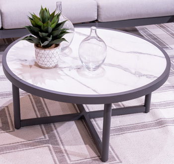 North Island - Round Cocktail Table - Gray