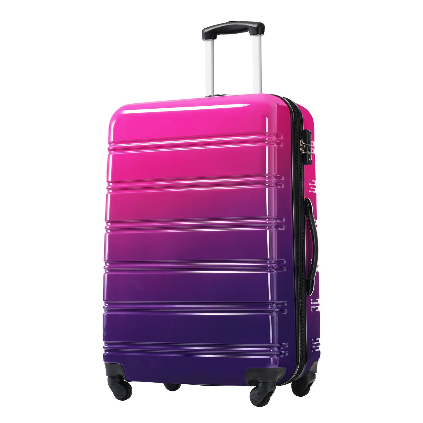 Hardshell Luggage Sets 3 Piece Gradient Color Expandable Suitcase With Spinner Wheels And Tsa Lock Lightweight 20" 24" 28" Available