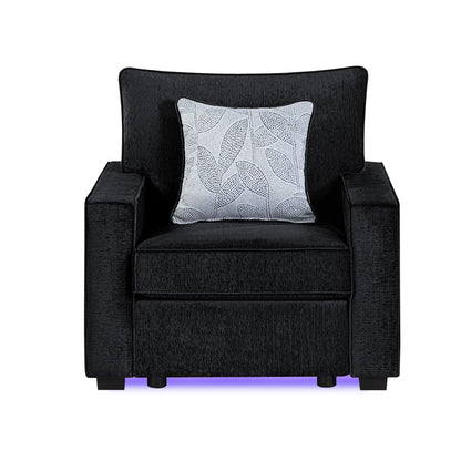 Rita - Accent Chair With LED Underlighting