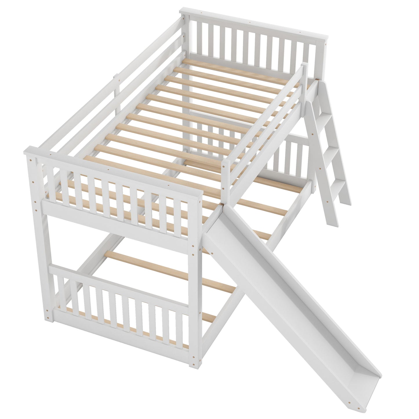 Bunk Bed & Convertible Slide And Ladder