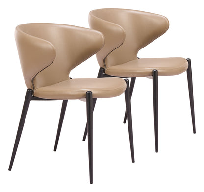 Lino - Dining Chair (Set of 2) - Brown