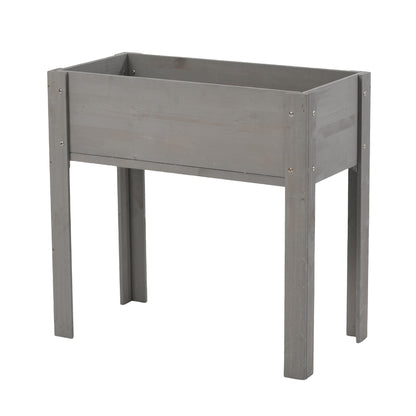 Raised Garden Bed With Legs, Elevated Planter Box For Outdoor Plants