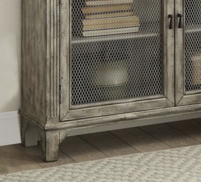 Vernon - Weathered Console Cabinet - Gray