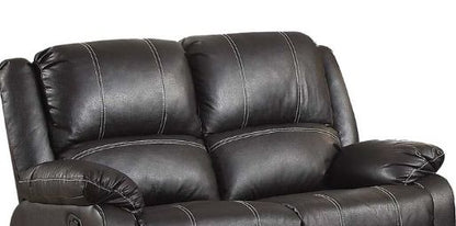 Zuriel - Synthetic Leather Recliner Loveseat