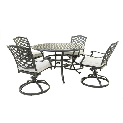 Aluminum Round Dining Set