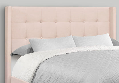 Queen Size Bed Upholstered - Pink