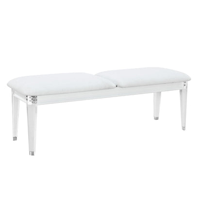 Brenda - Bedroom Bench With Padded Seating - Gray