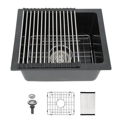 Modern Quartz Kitchen Sink Undermount Granite Composite