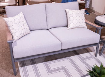 North Island - Loveseat With Cushion - Gray