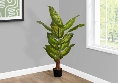 47" Tall, Artificial Plant, Evergreen Tree, Indoor, Faux, Fake, Floor, Greenery, Potted, Real Touch, Decorative - Green / Black