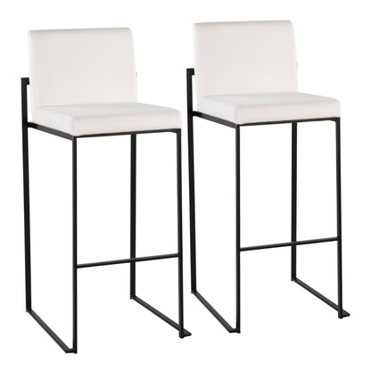 Fuji - Contemporary High Back Barstool Elegant Design