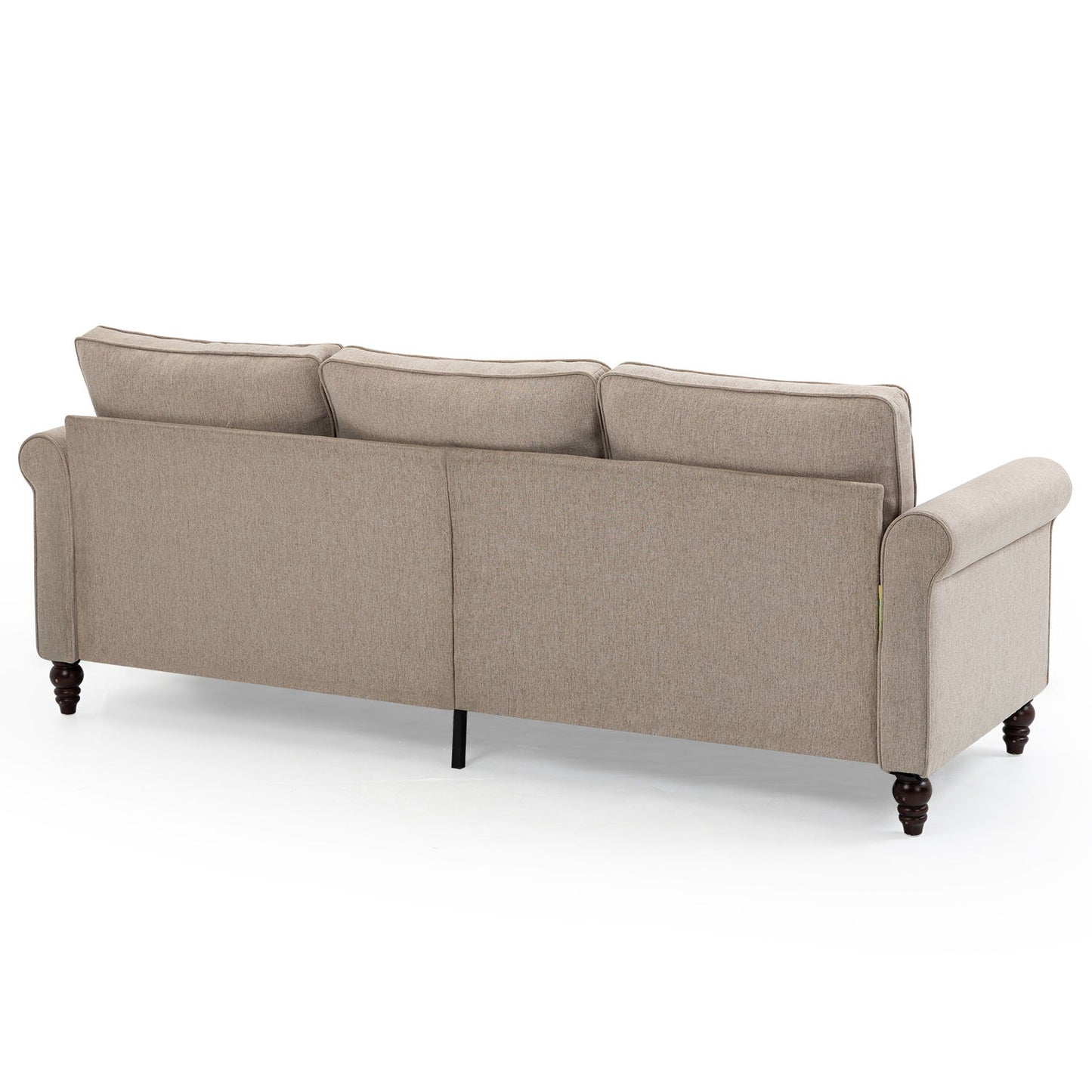 Loveseat Sofa, Mid-Century Modern Couches For Living Room, Button Tufted Sofa