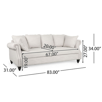3 Seater Sofa With Elegant Design