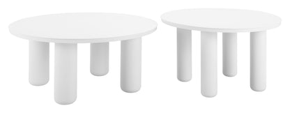 Ola - Outdoor Coffee Table Set - White