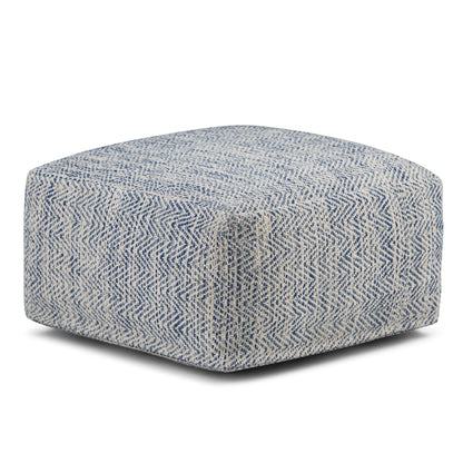 Nate - Handcrafted Square Pouf