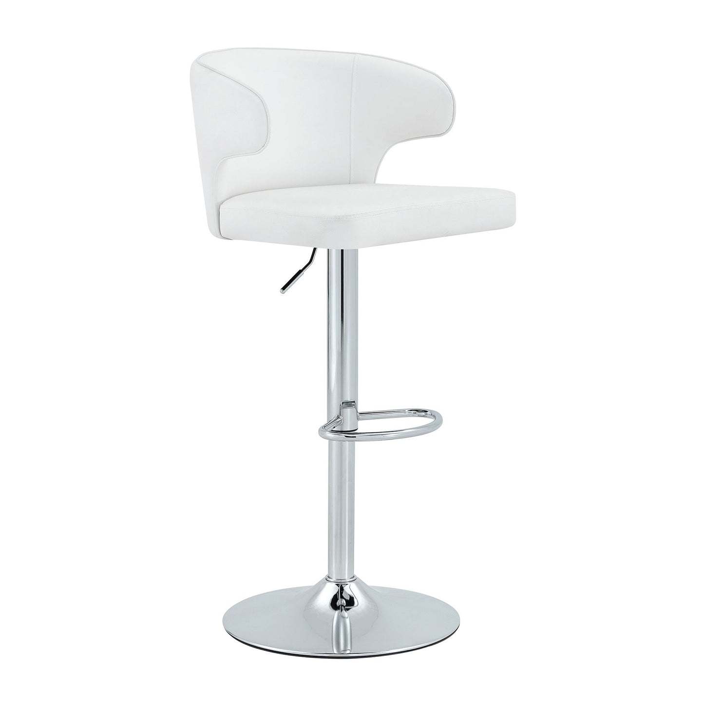 Adjustable Swivel Bar Chair With Ergonomic High Back Design