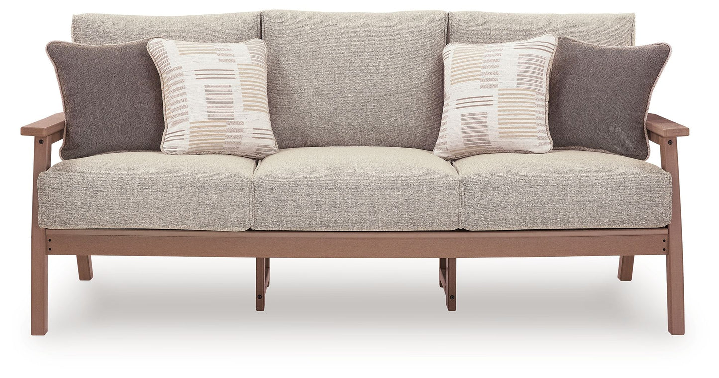 Cliffs Beach - Sofa With Cushion - Driftwood