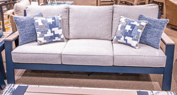 Mabry Shores - Sofa With Cushion - Blue