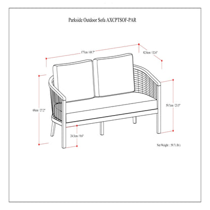 Parkside - Outdoor Sofa - Natural