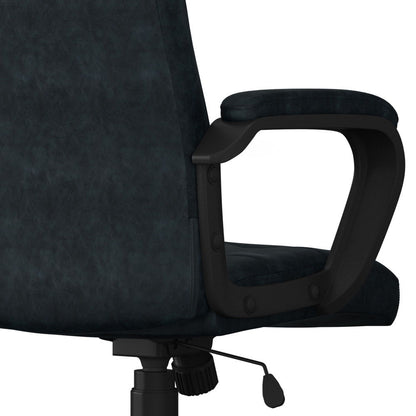Brewer - Swivel Office Chair - Distressed Blue