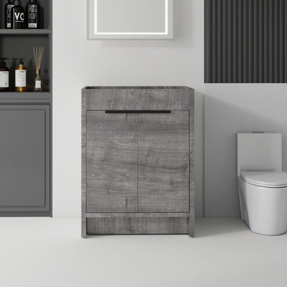 Freestanding Bathroom Vanity Cabinet With Soft Close Doors, Cabinet Only