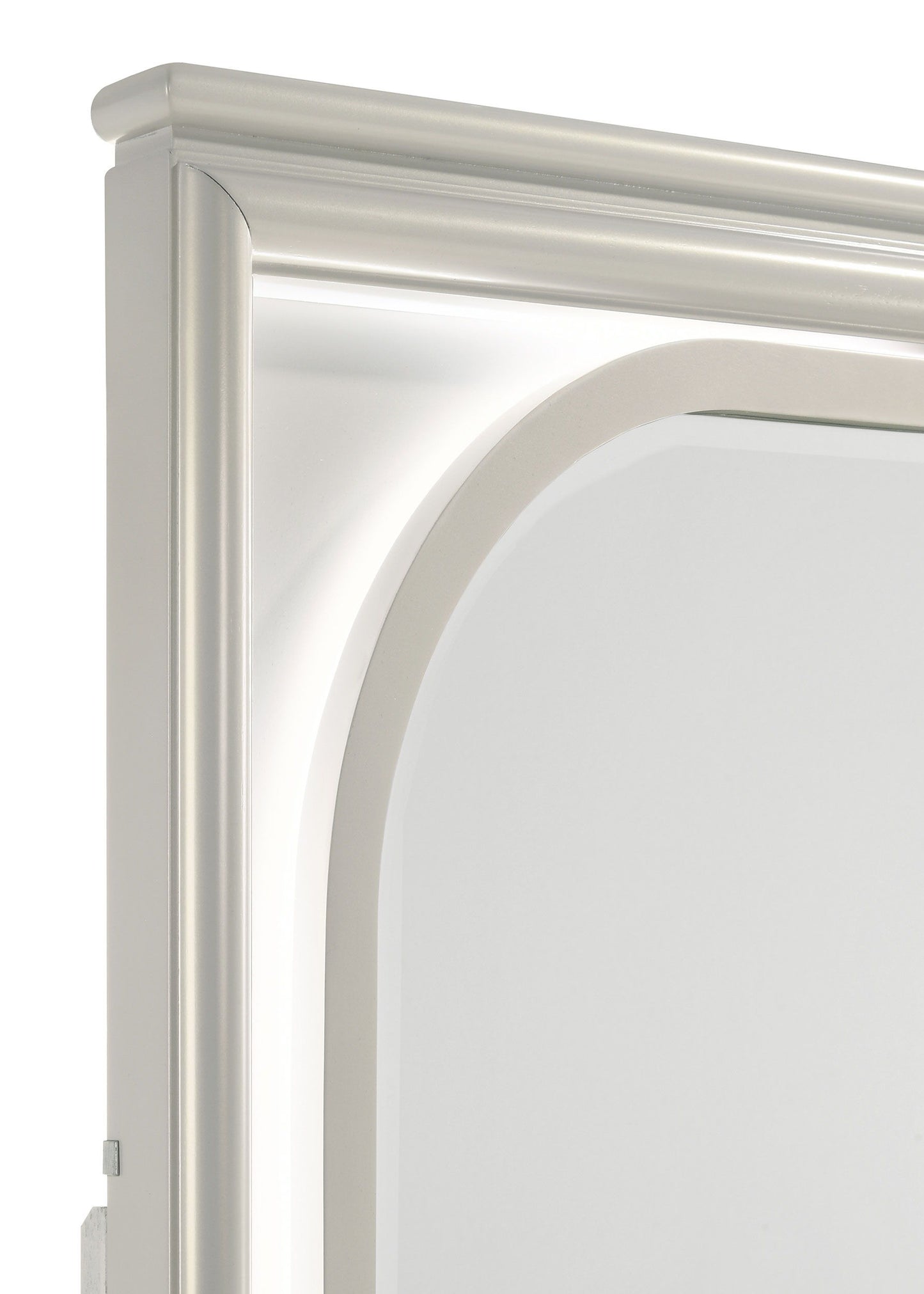 Olivia - LED Dresser Mirror - Pearl White