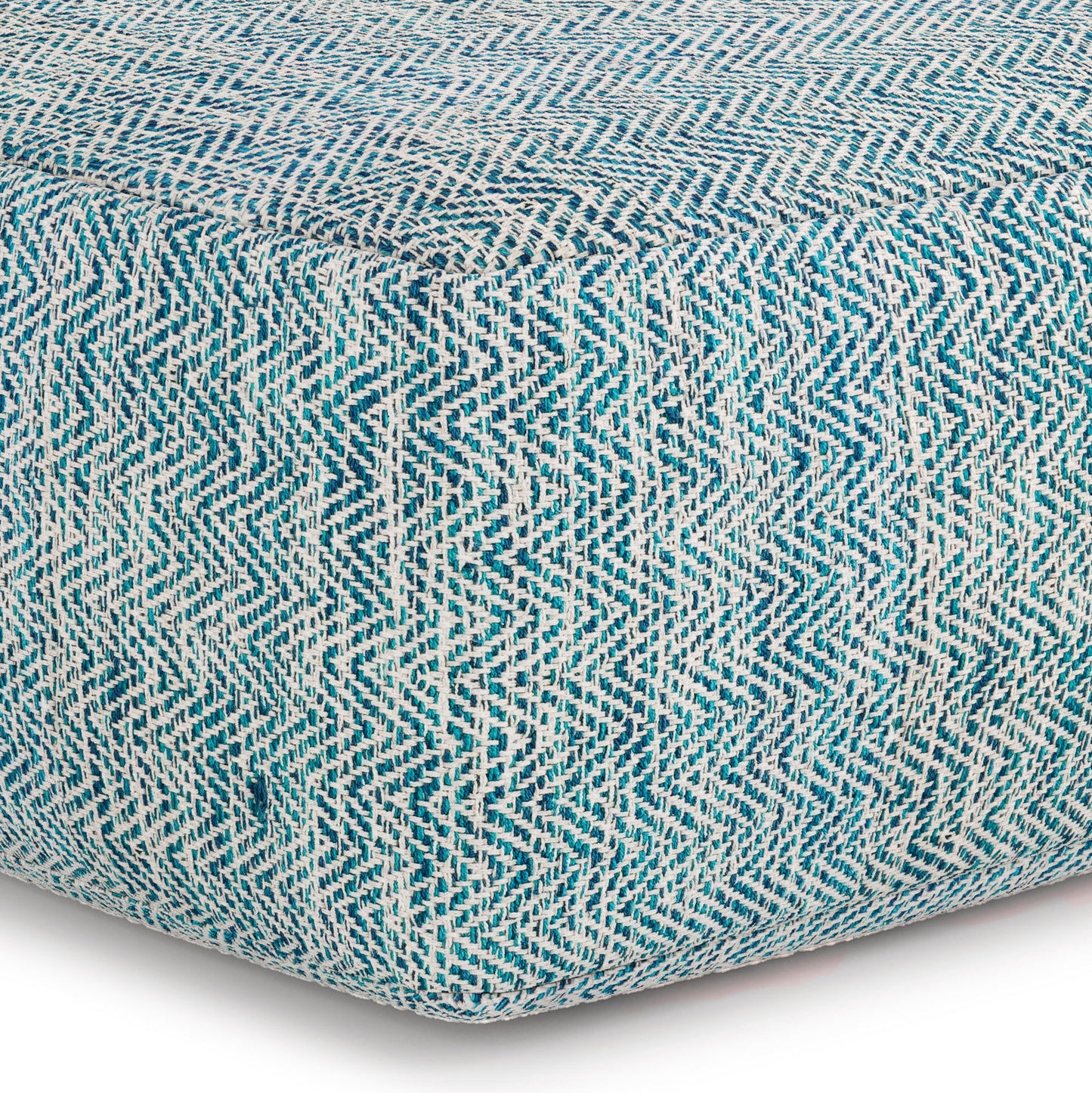 Nate - Handcrafted Square Pouf