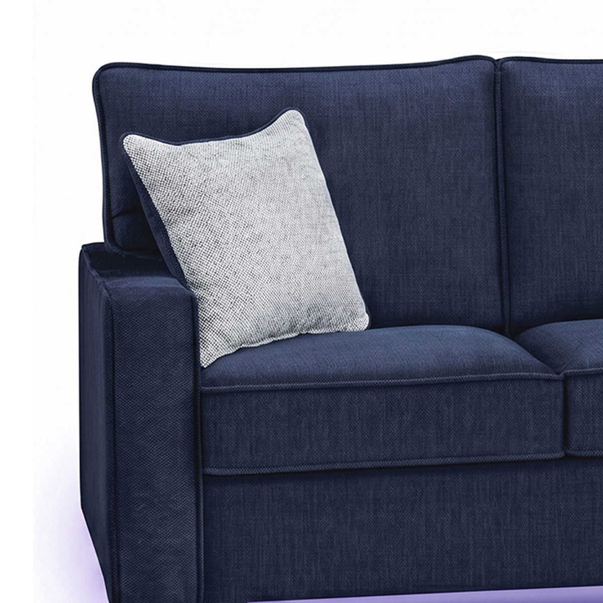 Rita - Loveseat, LED Base Lighting, Cushions And 2 Accent Pillows