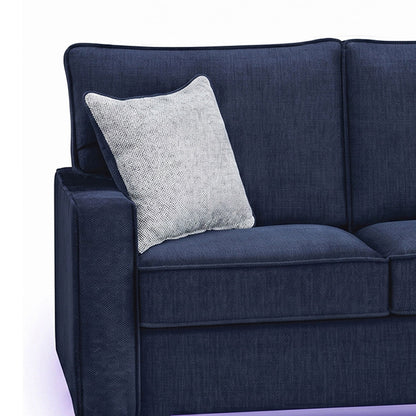 Rita - Loveseat, LED Base Lighting, Cushions And 2 Accent Pillows