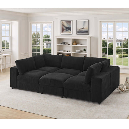 Modern Reversible Modular Sectional