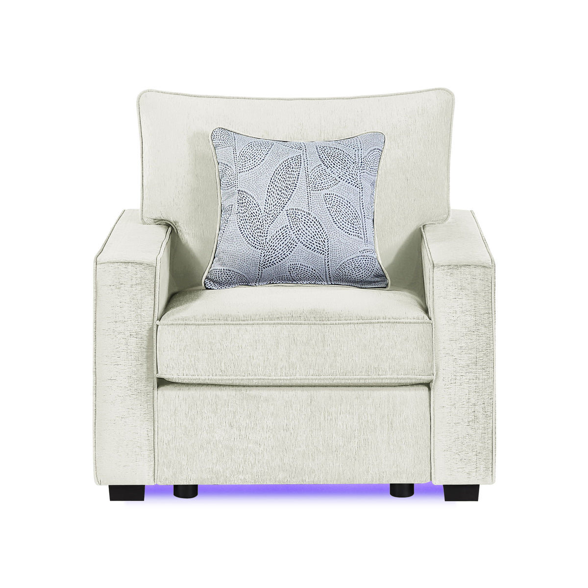 Rita - Accent Chair With LED Underlighting
