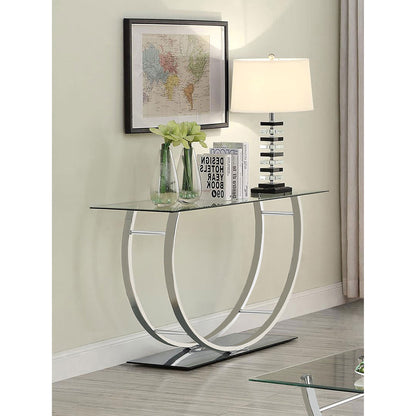 Garrett - Console Table - Chrome