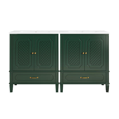 Bathroom Vanity With Sink, Soft Closing Door, Multi Functional Storage