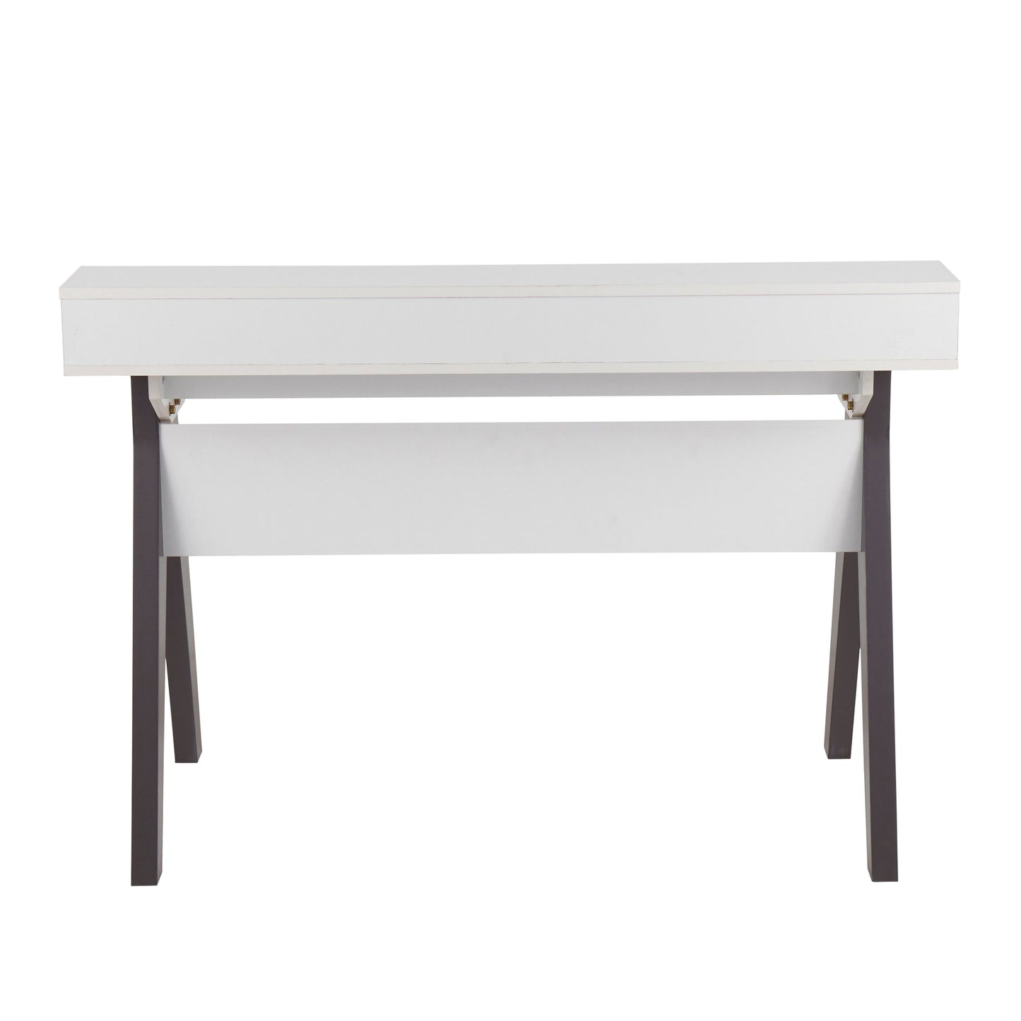 Wishbone - Contemporary Desk - Gray / White