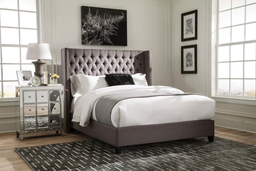 Bancroft - Upholstered Wingback Bed