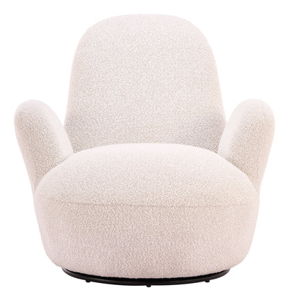 Lunet - Swivel Chair - White
