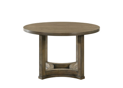 Parfield - Weathered Round Dining Table - Oak